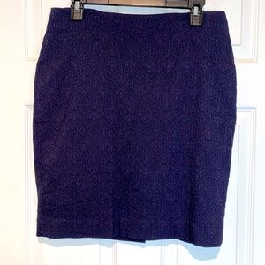 Banana Republic blue and black dress skirt. Size 10